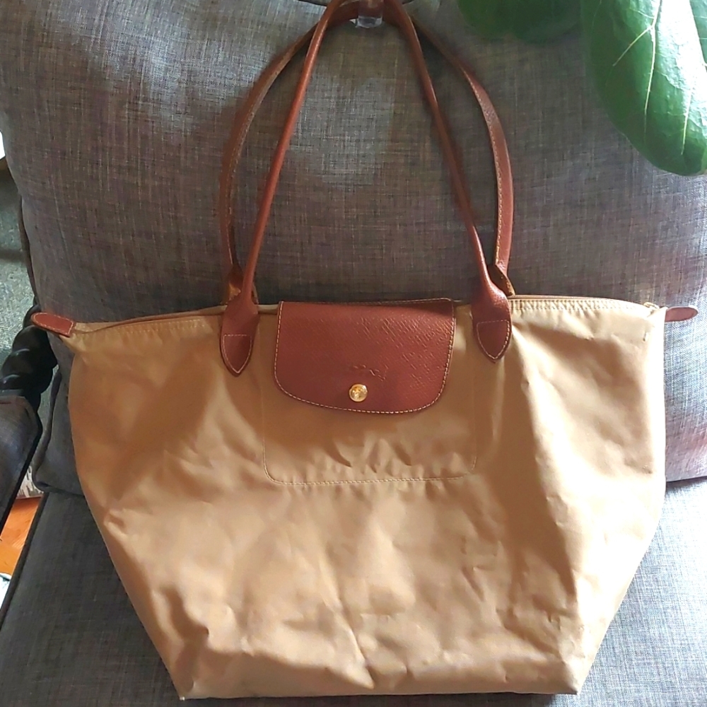 Longchamp bag leather & nylon